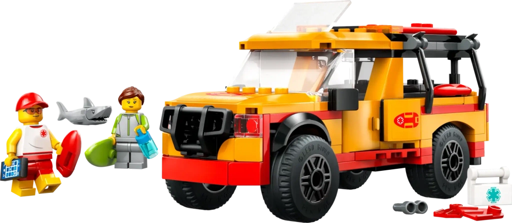 Конструктор LEGO City 60453 Пляжный спасательный грузовик для спасателей