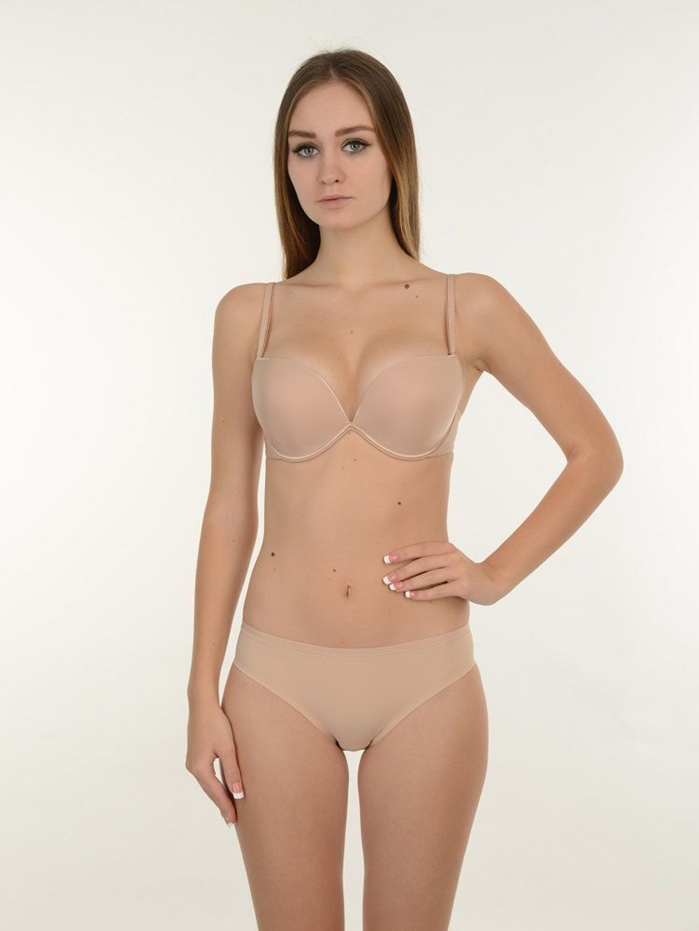 Пуш-ап бюстгальтер Full Effect (Размер: 70B) (Цвет: бежевый)