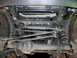 Защита рулевых тяг (2,5 мм, сталь) для Toyota Land Cruiser 100/105 1998-2007 (V = 4.2d; 4.5; 4.7) (устанавливается совместно с 24.0530) Sheriff.24.0580