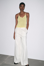 Джинсы wide leg с высокой посадкой — zw collection