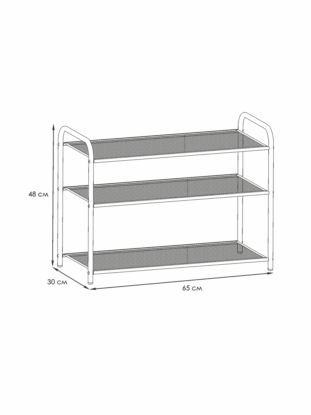 ПОДСТАВКА ДЛЯ ОБУВИ ВЕРОНА 23 БЕЛЫЙ