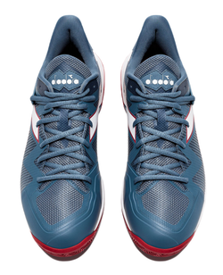 Теннисные кроссовки Diadora B.Icon 2 Clay - oceanview/white/salsa - White Red Blue Бирюзовый