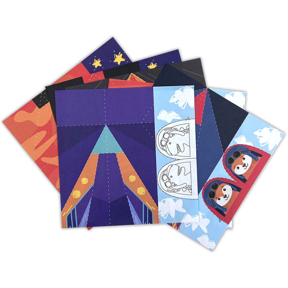 Набор оригами для детей «Самолетики с пилотами»