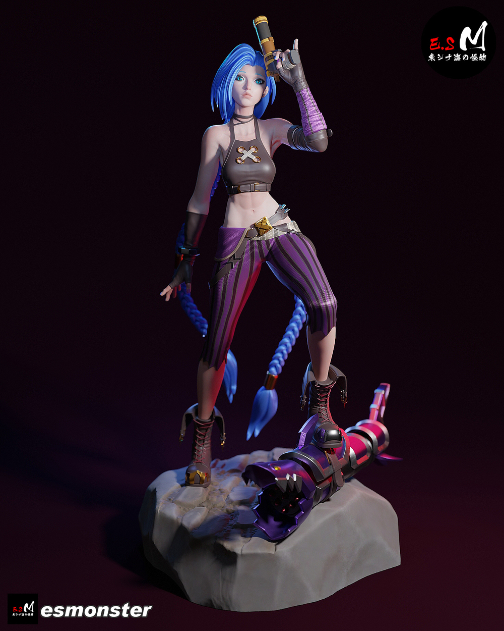 Фигуркаел Джинкс Лига легенд Jinx League of Legends