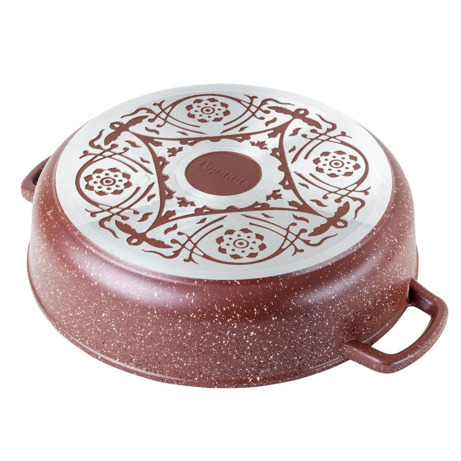 Жаровня алюминий, 3 л, антиприг, Горница, Шоколад, ж261аш