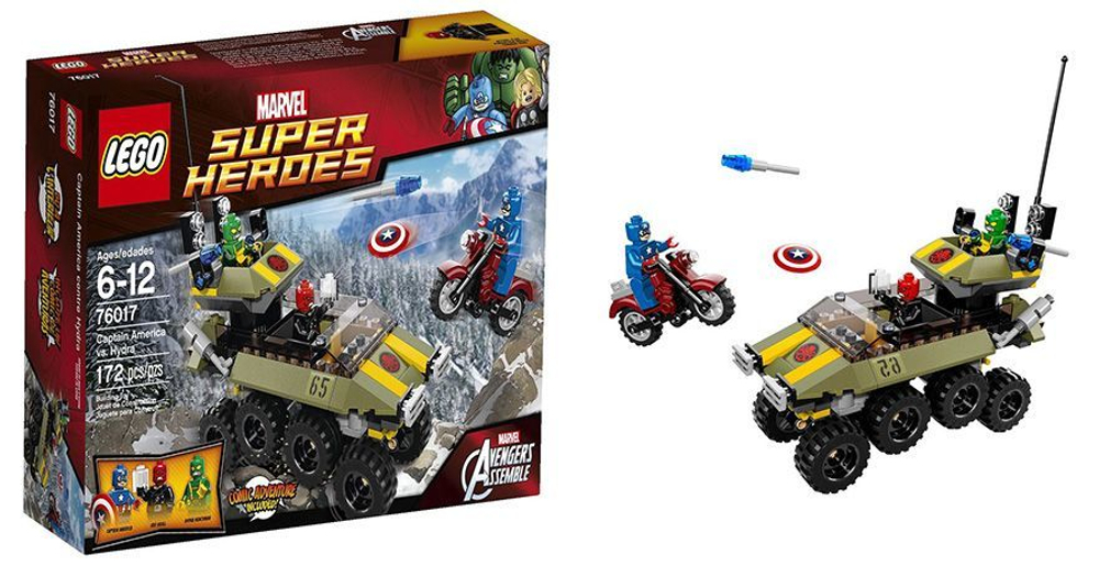 LEGO Super Heroes: Капитан Америка против Гидры 76017 — Captain America vs. Hydra — Лего Супергерои Марвел