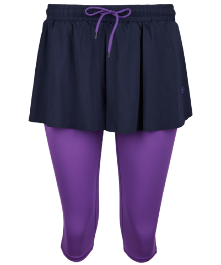 Шорты гимнастические Amanda Black/Purple, полиэстер