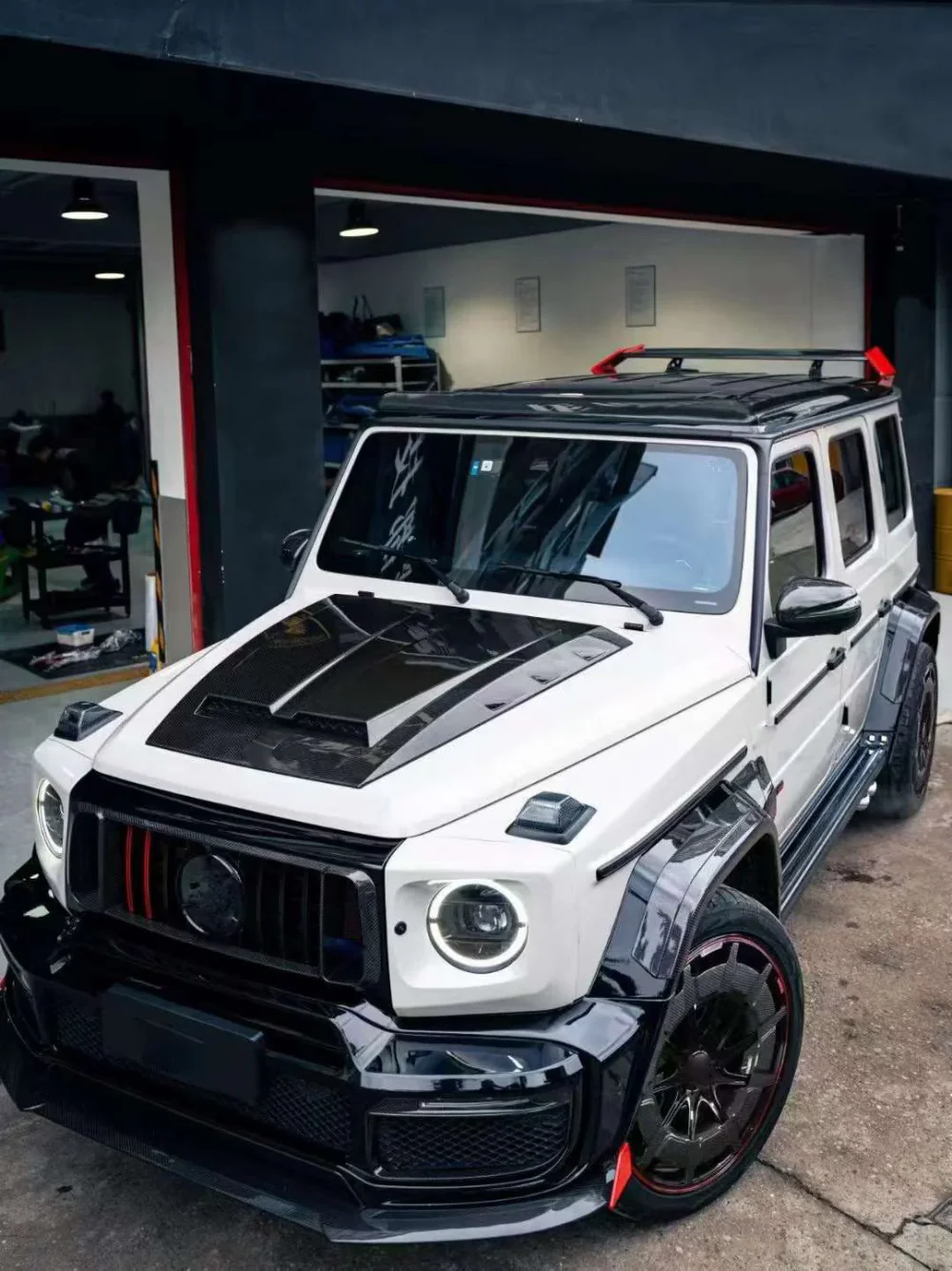 Карбоновый обвес для Mercedes-Benz G-Class G63 W463A/W464 2021+ Мерседес Гелик гелентваген
