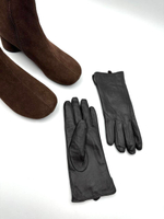 Перчатки кожаные короткие