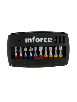 Набор бит с держателем 11 предметов Inforce 11-01-285