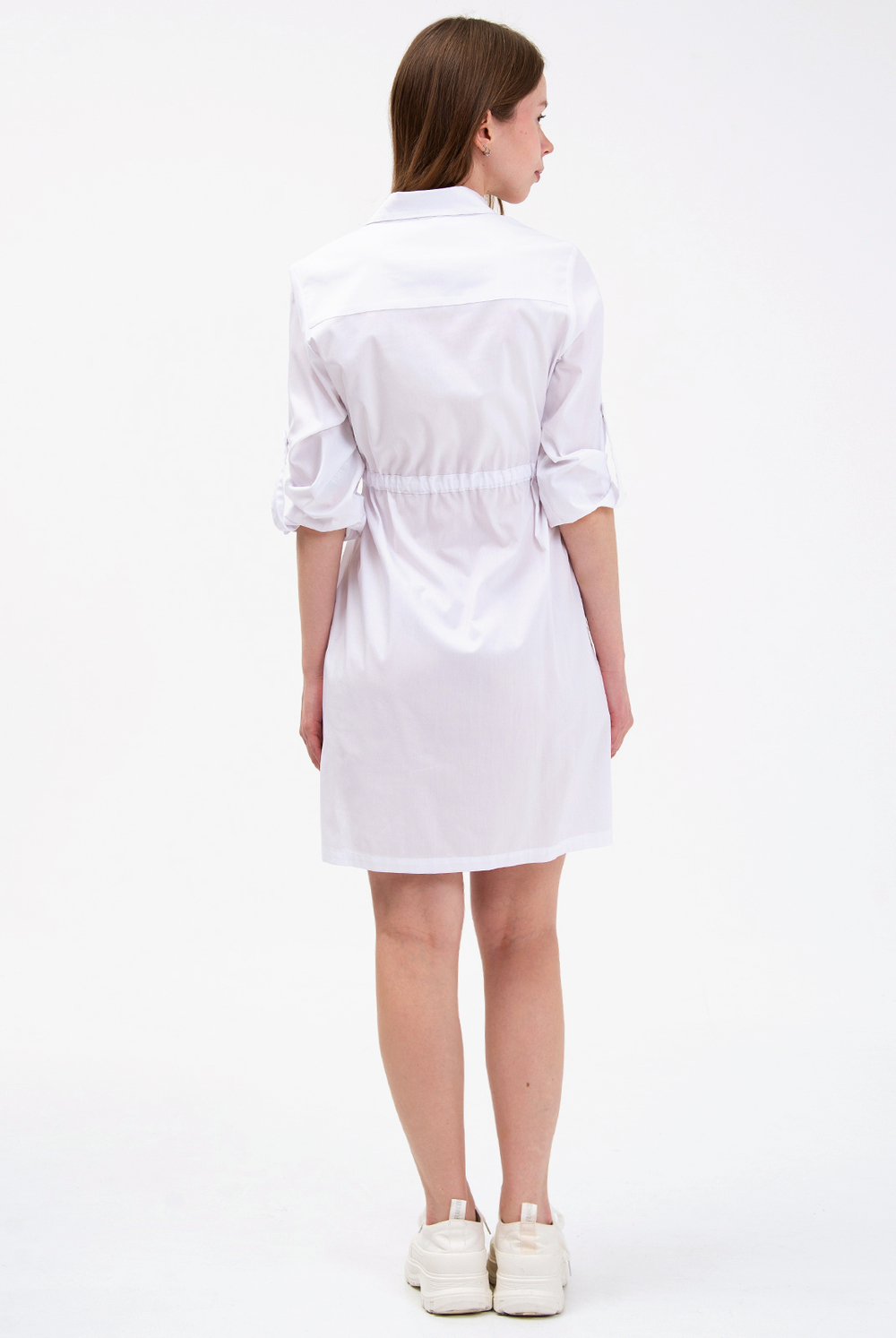 Летнее платье 3318ЛП, белый #83Б243318ЛП