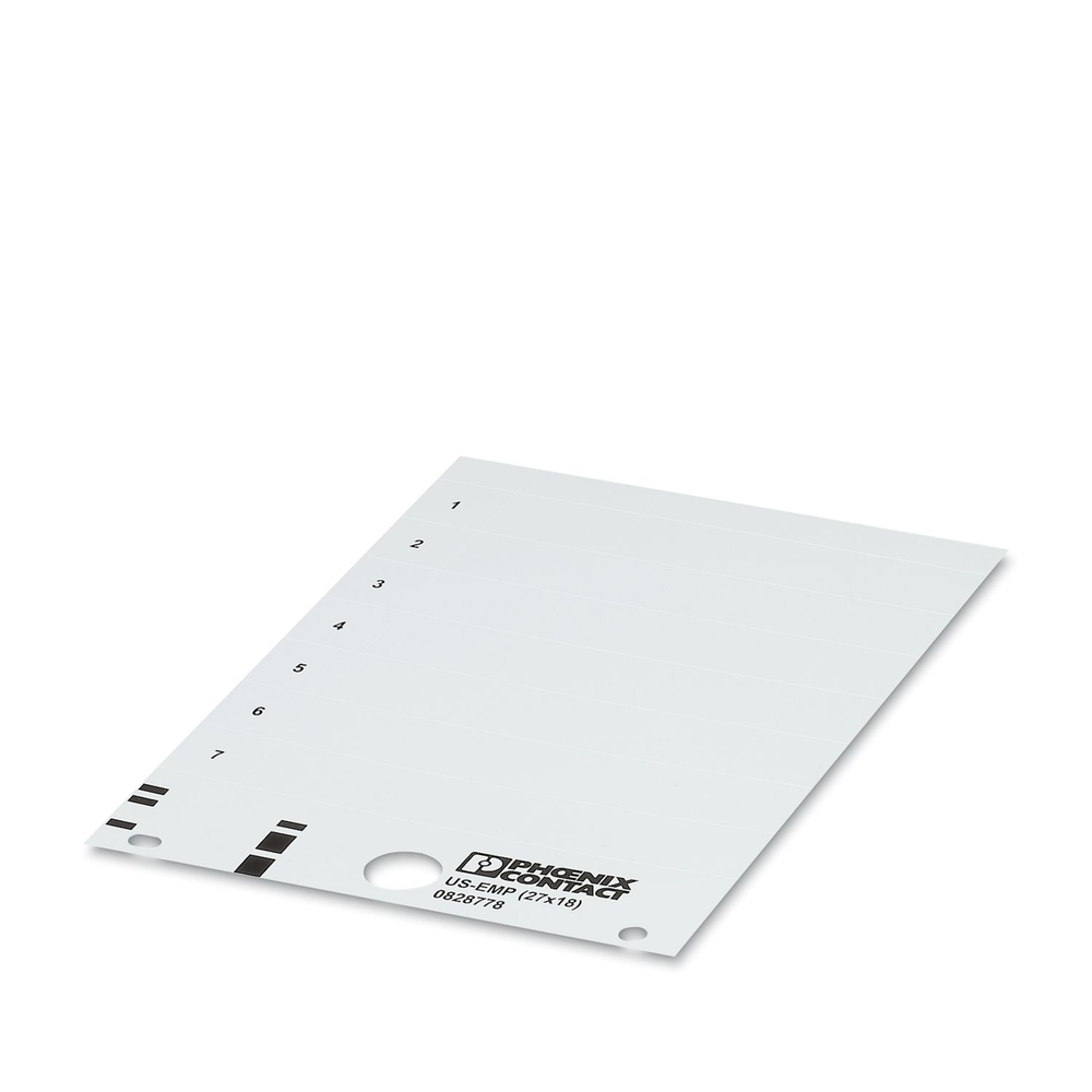 0830039 - US-EMP (27X18) CUS - Фиксируемые таблички