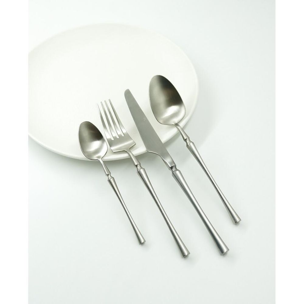 Вилка столовая 21 см матовое серебро PVD 1920-Silvery P.L. [12]