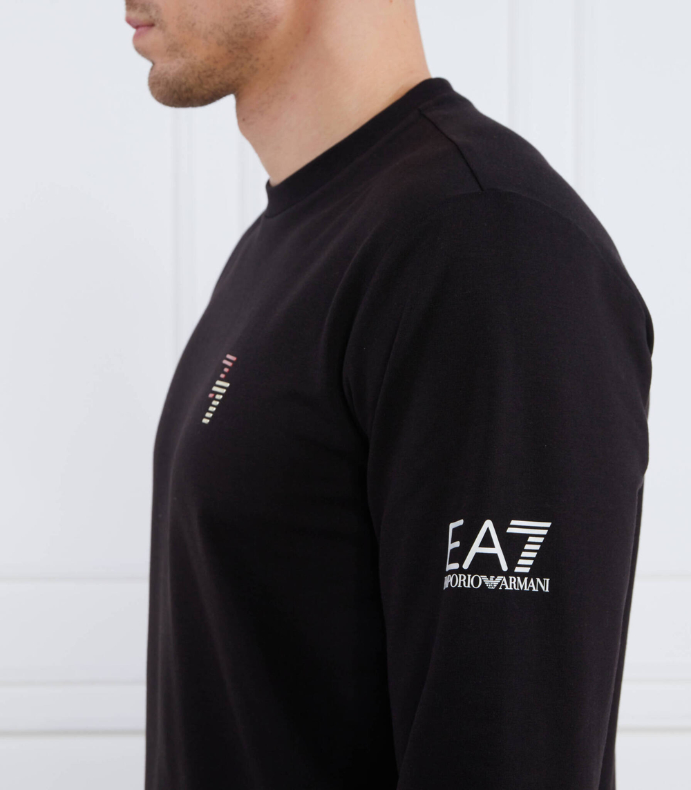 Худи EA7 - черный(3RPM06 PJLIZ)