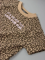 Платье детское оверсайз с коротким рукавом