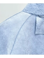 Шуба женская чебурашка тедди пальто из шерсти мериноса, SilverFox