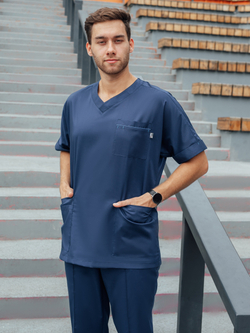 Костюм медицинский мужской | Бл-510 а+Б-108 клеон лайт