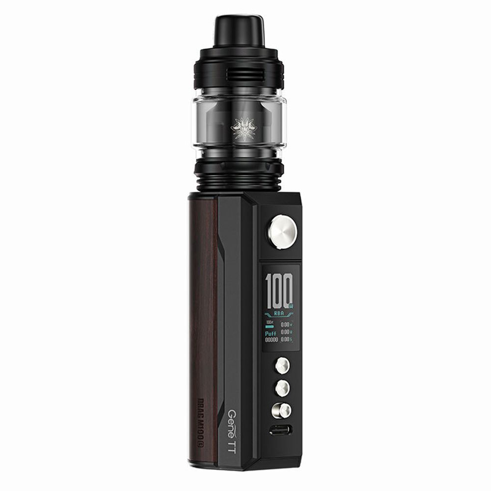 Набор Voopoo Drag M100S Kit - Black Darkwood Набор Voopoo Drag M100S Kit - Black Darkwood