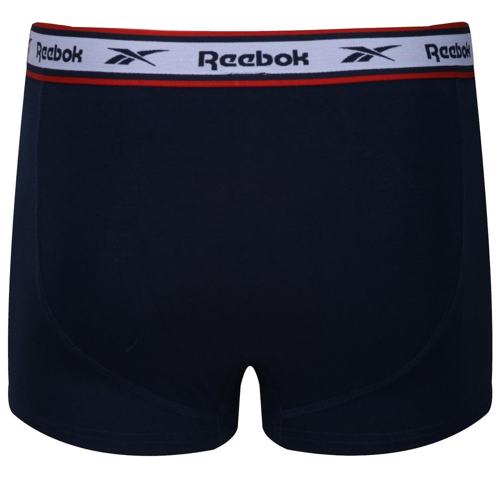 Мужские спортивные боксеры Reebok Mens Trunk YOSEF 3P - navy/red/grey marl