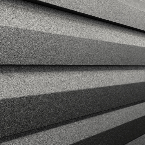 Сайдинг металлический Корабельная доска VIKING MP E-20 0,5мм RALL 9005-Черный