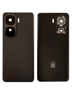 Задняя крышка для Iqoo Neo 10 черная, китайская версия (Black) со стеклом камеры