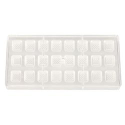 Форма для шоколада "Квадрат" 24 ячейки 21*18*13 мм, поликарбонат, P.L. Proff Cuisine