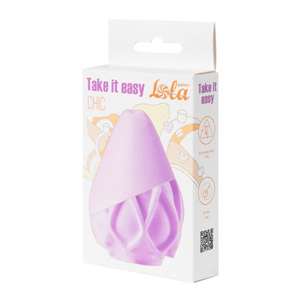 Фиолетовый мастурбатор 7,1см Lola Games Take It Easy Love Chic 9022-04lola