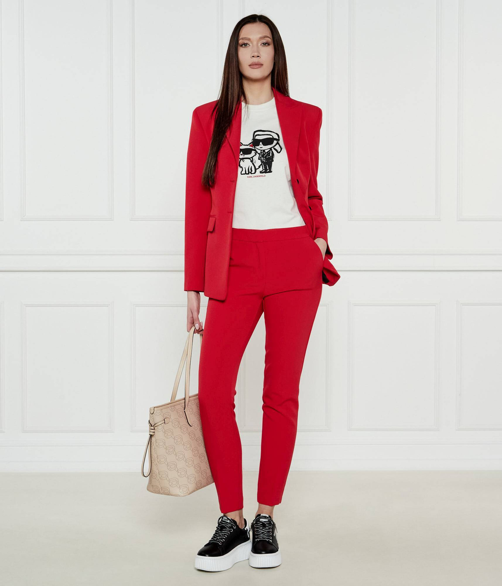 Футболка IKON SKETCH DUO Karl Lagerfeld - экрю(A1W17129)