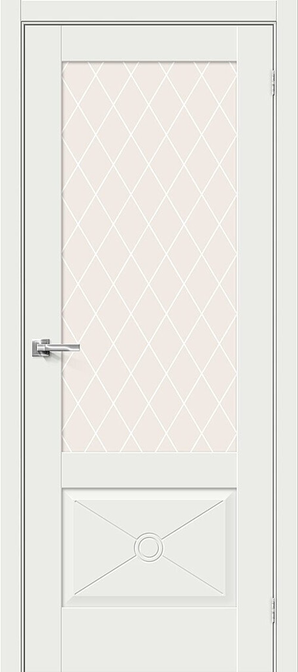 Прима-13.Ф2.0.0 White Matt White Сrystal