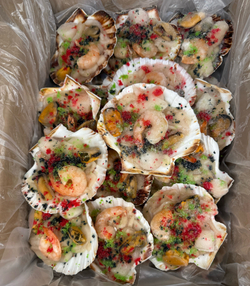 Гребешок Морское изобилие на створке