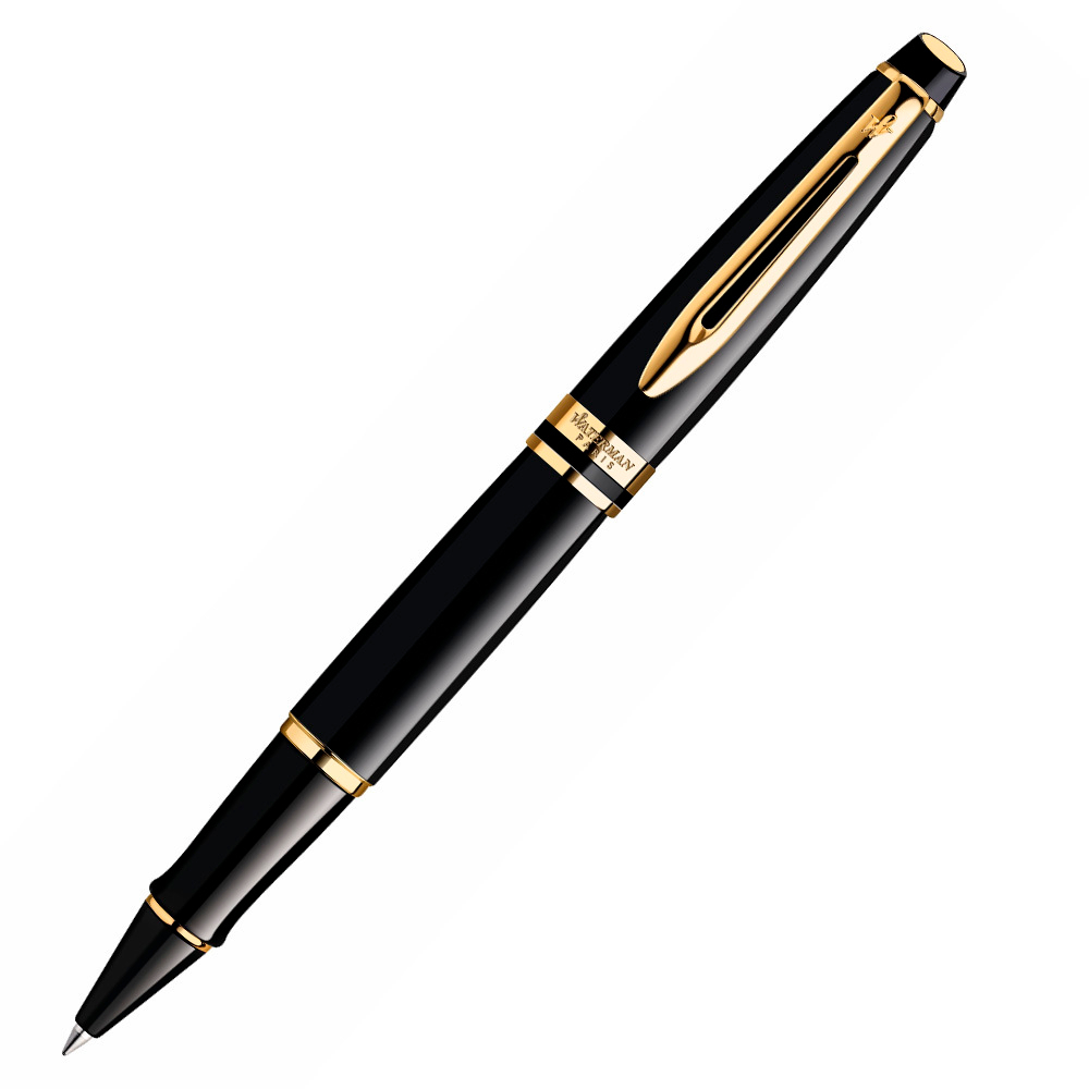 Waterman Expert - Black GT, ручка-роллер, F, BL