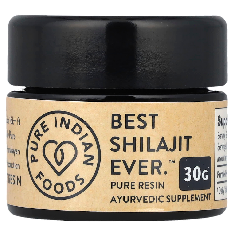 Pure Indian Foods, Best Shilajit Ever™, мумиё, 30 г