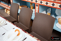 Стул B:rattan VIRGINIA без подлокотников, коричневый