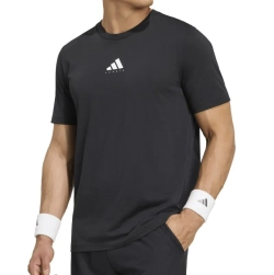Мужская теннисная футболка Adidas Tennis Category Graphic - black/white