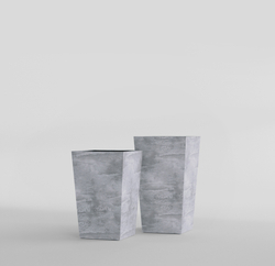 Кашпо, коллекция КОНКРИТ, форма КОНИК