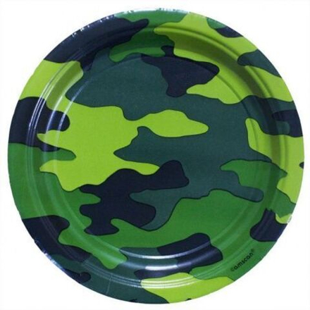 Тарелки Камуфляж 23см  6шт.