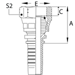 Фитинг DN 06 DKO-L (Г) 12x1.5 6