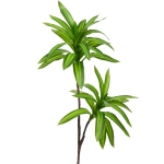 Искусственное растение «Ветка Драцены» 90см зеленая