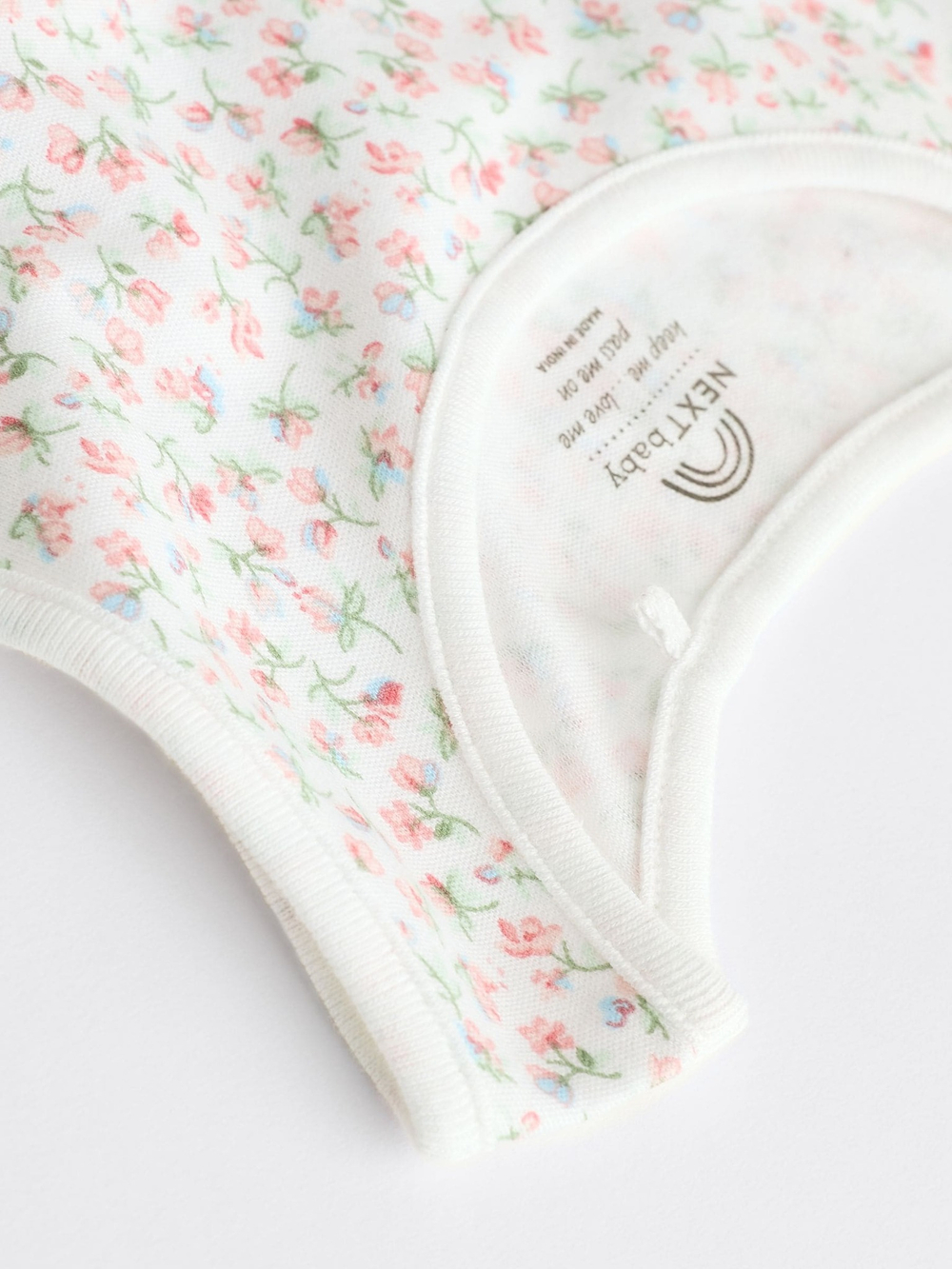 Боди без рукавов для малышей Next K79-573, 5 шт., Белый, Розовый