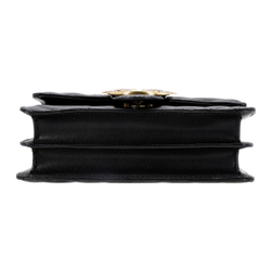 Сумка Pinko Quilt Quilted Fashion Rhombic Gold Buckle V-pattern Chain Shoulder Messenger Swallow Bacchus Bag Shoulder Bag Mini Black, 1P227L-Y6XV-Z99