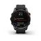 Garmin Fenix 7S Solar — серый корпус, черный силиконовый ремешок