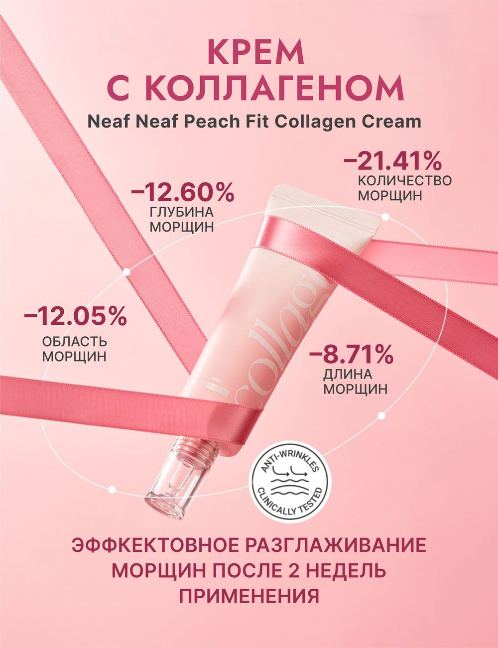 NEAF NEAF Крем для лица с коллагеном Peach Fit Collagen Cream