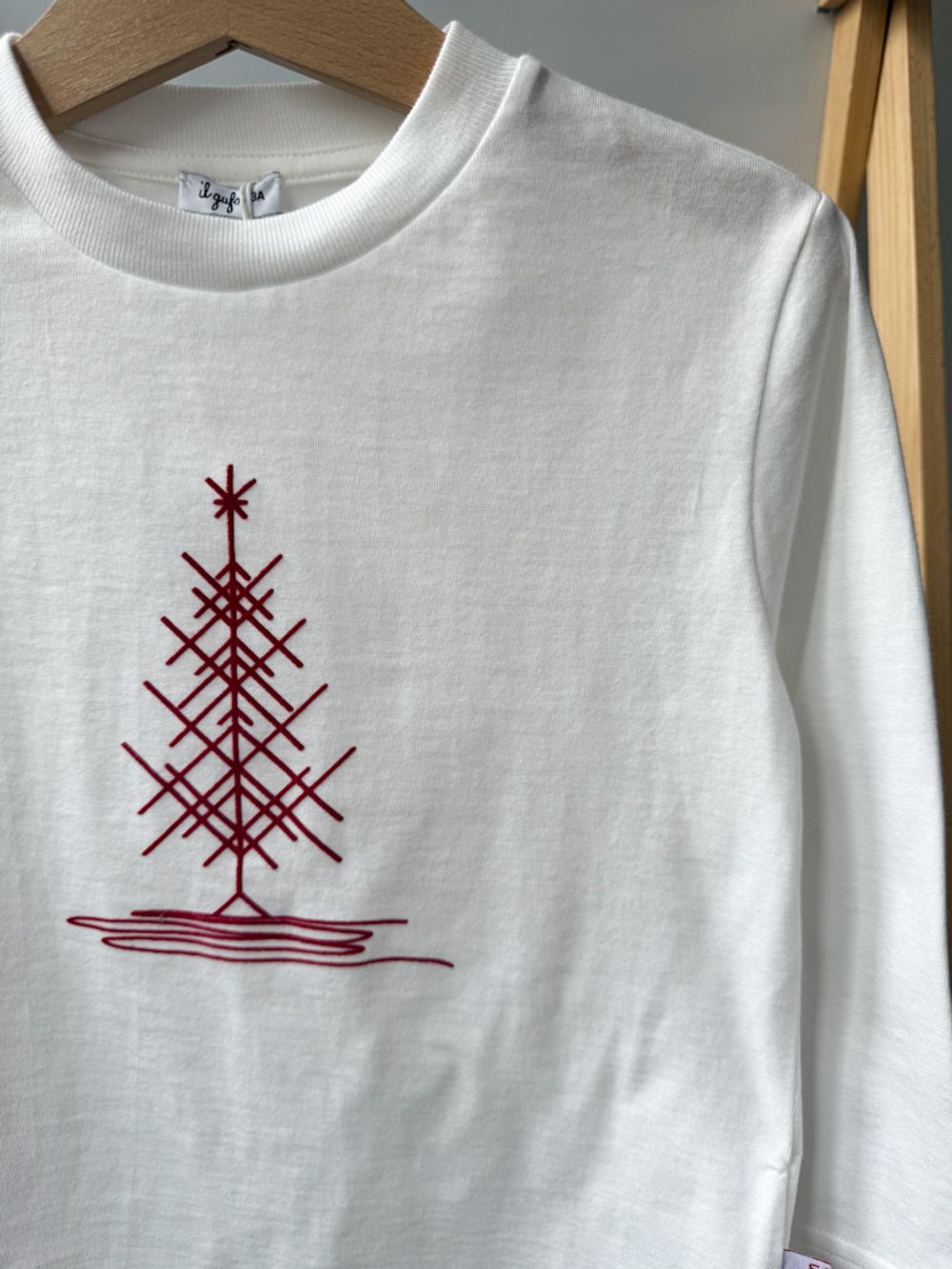 Новый хлопковый лонгслив Il Gufo, 92