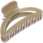 Заколка-краб для волос на блистере «Magic Gloss», трапеция, микс 6 цветов, 6,5см