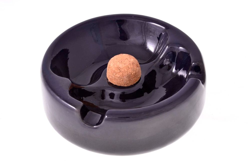 Пепельница Lubinski на 3 трубки, керамика (Италия)