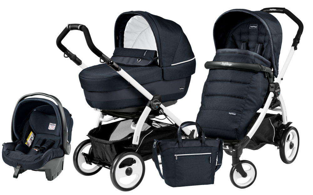 Коляска 3 в 1 Peg Perego Book 51 Elite Set Modular (шасси White/Black)