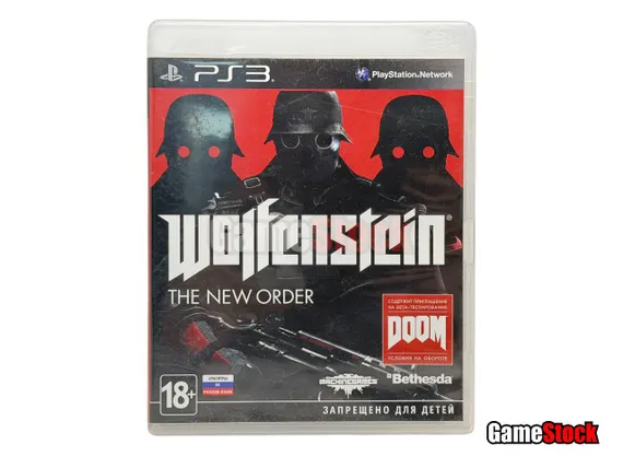 PS3 Wolfenstein: The New Order (Б/У, Русские субтитры, BLES-01909)