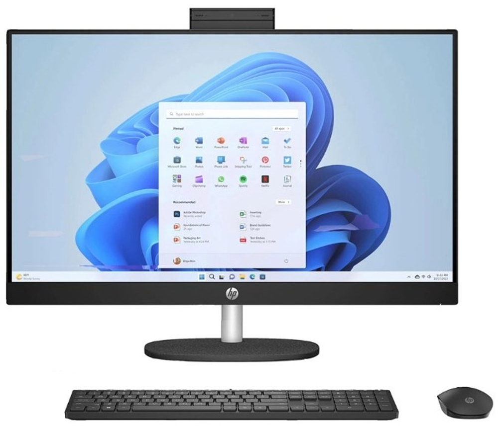 Моноблок HP All-in-One 27-cr2065ci CJ2E6EA черный