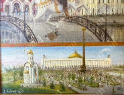 Лобанов А. А. Деяния городского головы. Холст, масло. 1995 г.