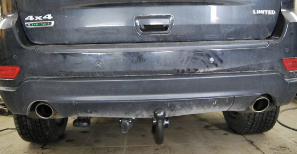 Фаркоп Steinhof J-057 для Jeep Grand Cherokee WK2 (кроме SRT8, Summit) 2011-2014, 2014-2021(паспорт и сертификат в комплекте)(без электрики)